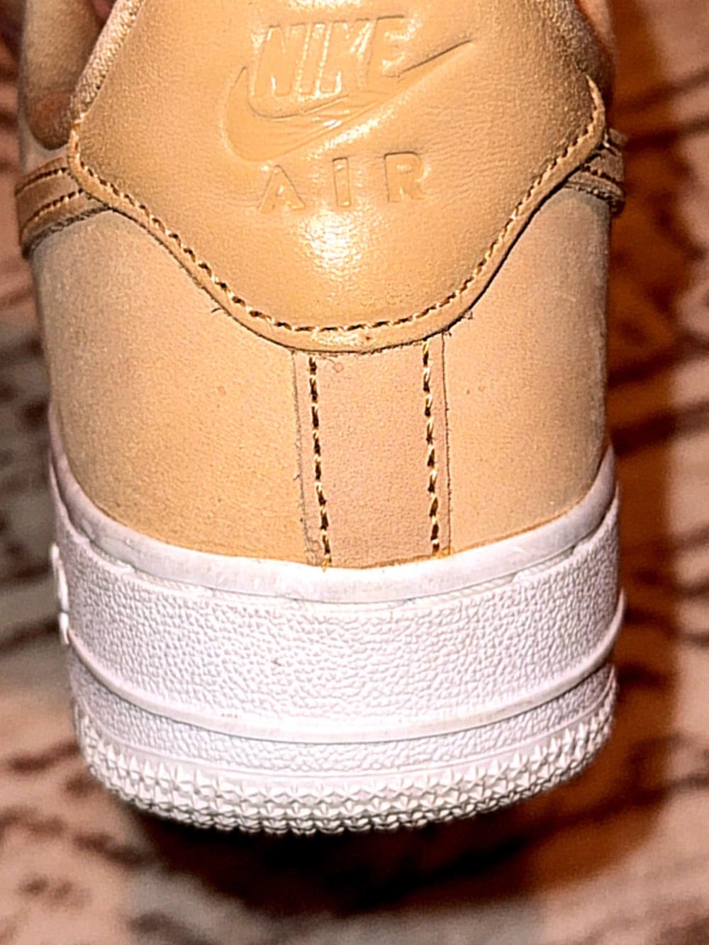 Nike Low-Top Sneakers in Tan/White - Picture 14 of 15